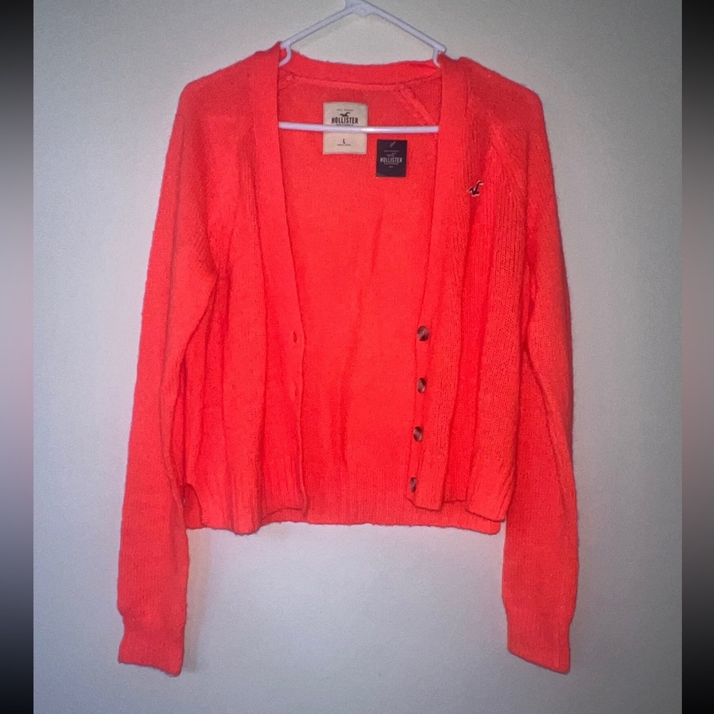 Orange Cardigan